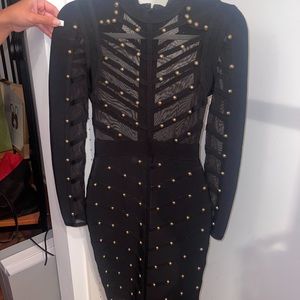 Black long sleeve dress